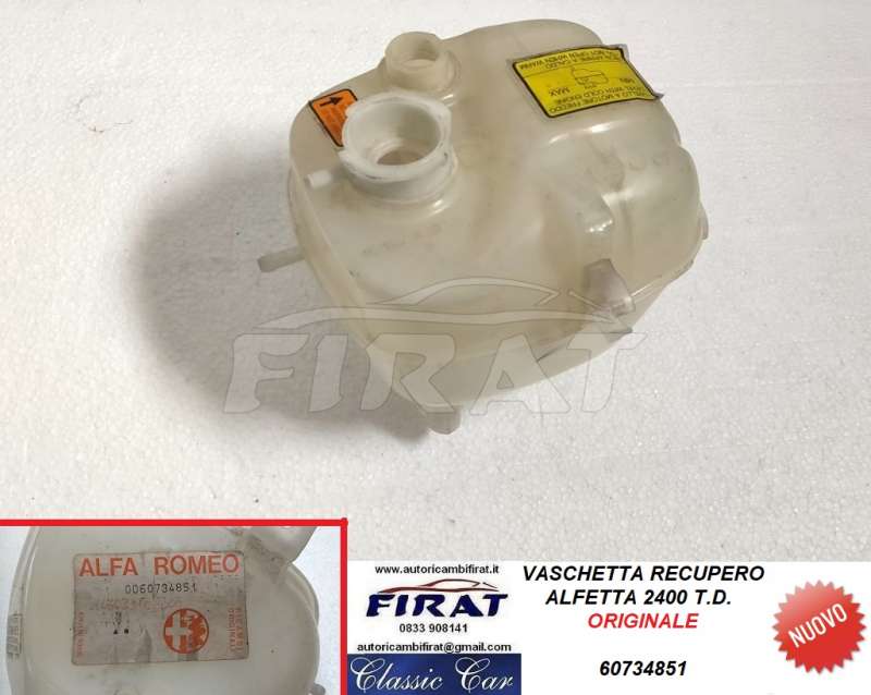 VASCHETTA RECUPERO ALFETTA 2400 TD (60734851)